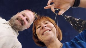 Der Ring und wir am Burj Khalifa